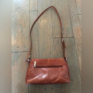 Hobo‎ Brown Crossbody Bag Leather Vintage